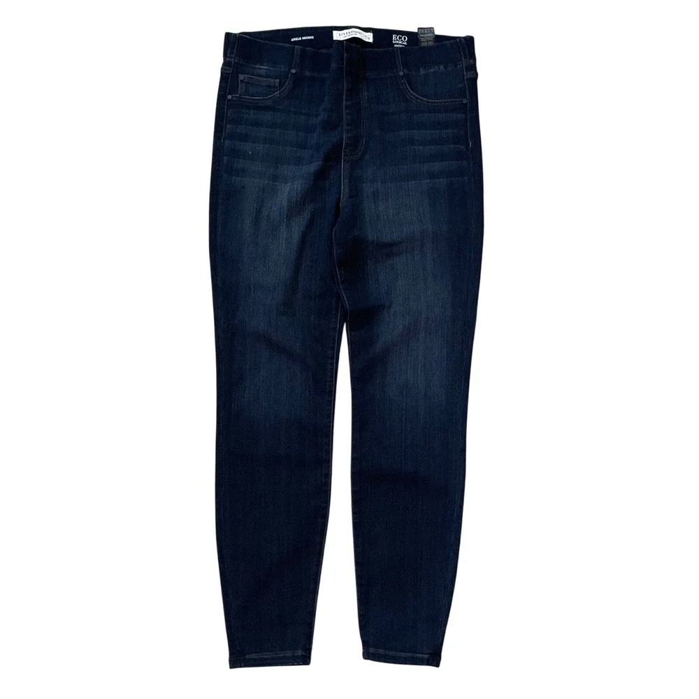 Liverpool Los Angeles Ankle Skinny Eco Logical Jeans Dark Wash Womens 14/32